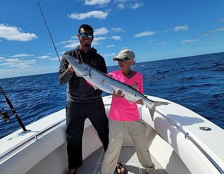 Barracuda on a Half Day Charter