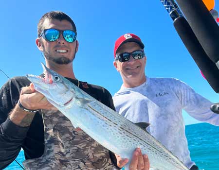 Mackerel fishing the islamorada patch reefs