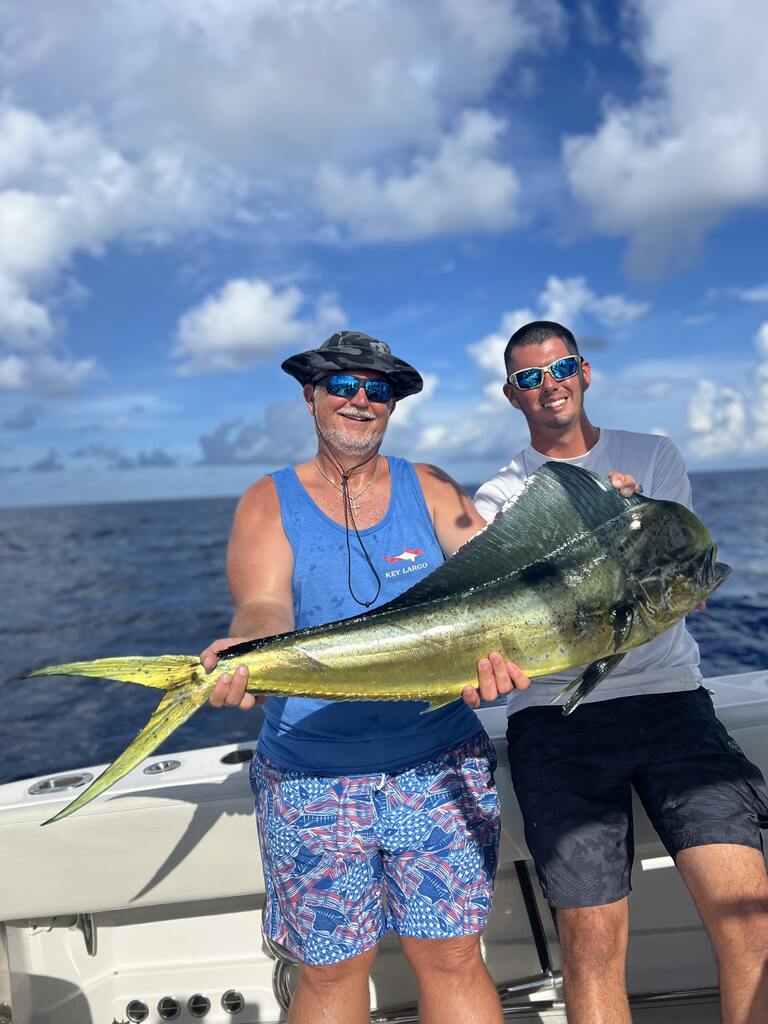 Big Bull Mahi offshore in islamorada