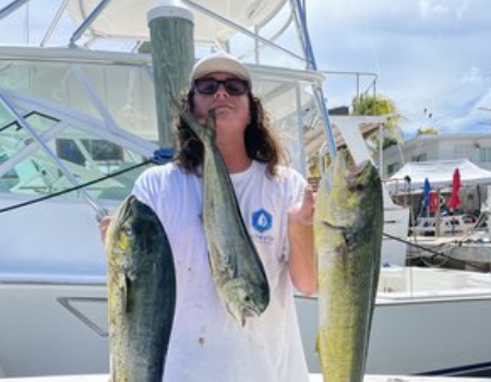 First mahi mahi for young angler